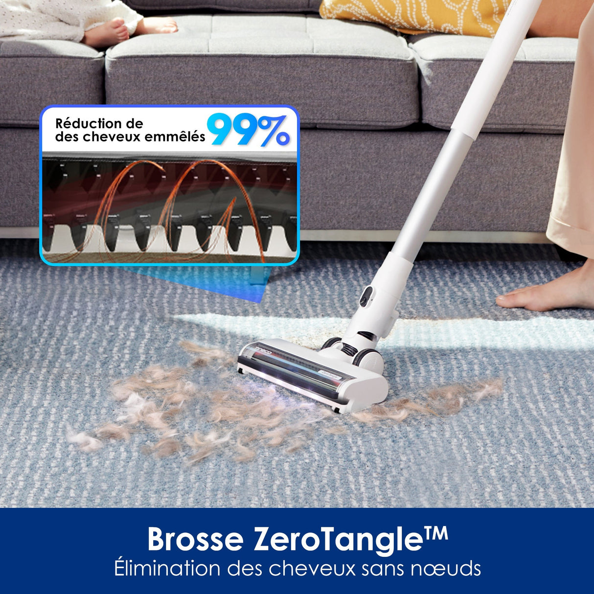 FLOOR ONE S7 Combo Aspirateur et Laveur Sec et Humide sans Fil Intelligent