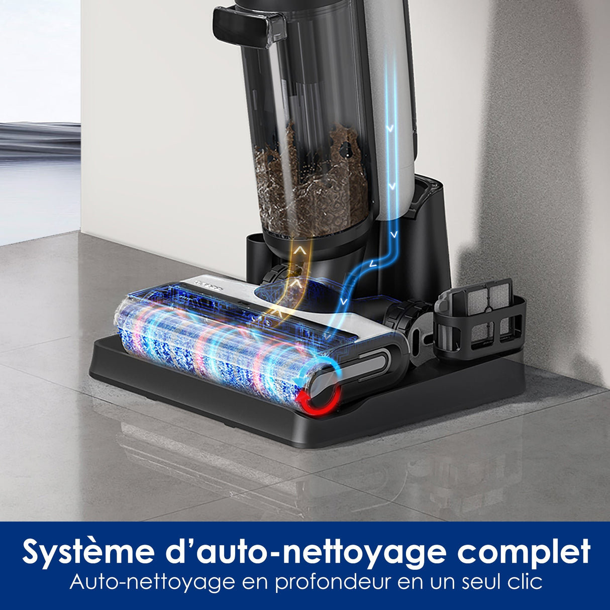 FLOOR ONE S7 Combo Aspirateur et Laveur Sec et Humide sans Fil Intelligent